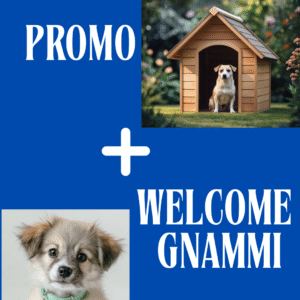 Welcome to Gnammy-Kit di Benvenuto per cuccioli